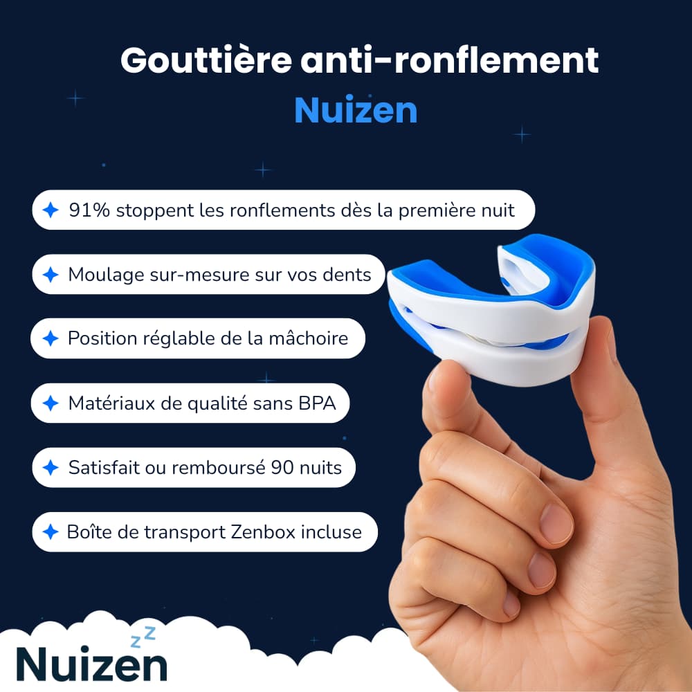 Gouttière anti-Ronflement sur Mesure - Nuizen